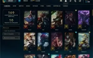 Conta ouro 3 com 87 Champs e 45 Skins + 1 Fragmento