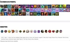 Conta prata 4 com 37 Champs e 8 Skins + 5 Fragmentos