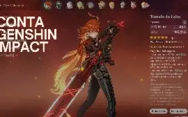 Conta Genshin Impact AR 45