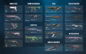 Conta Valorant muitas skins