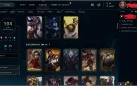 Acc Lol Todos Os Campeoes Lvl136 104 Skins