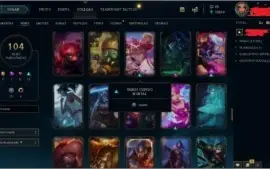 Acc Lol Todos Os Campeoes Lvl136 104 Skins