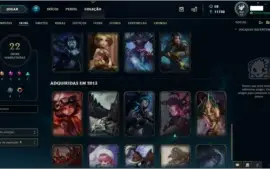 Conta LOL Diamante V Smurf