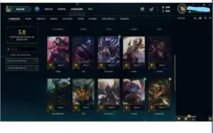Conta de League of Legends - BRONZE 1 - LVL 32