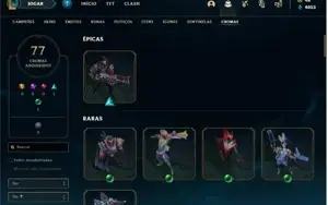 conta league of legends
