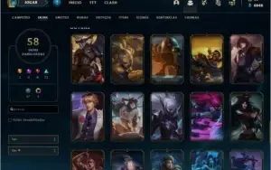 Conta Gold 2 com 58 skins
