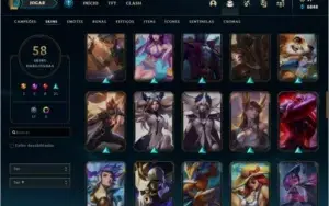 Conta Gold 2 com 58 skins