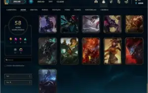 Conta Gold 2 com 58 skins