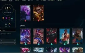 conta lol s1 210 skins  ouro4 pós md10  R$600 (negociavel)