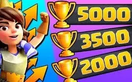 subo seus troféus/arena no clash royale