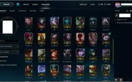 Prata 5 Solo/Duo e Prata 3 Flex + 85 Champs + 70 skins