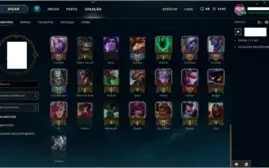 Prata 5 Solo/Duo e Prata 3 Flex + 85 Champs + 70 skins