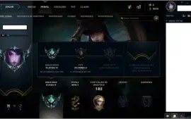 CONTA LOL 74 CAMPEOES 15 SKINS PLATINA 4