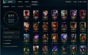 League of Legends - Cont + 70 Champs e 17 Skins+