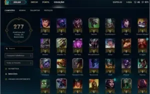 League of Legends - Cont + 70 Champs e 17 Skins+