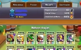 Conta Dragon city lvl 77