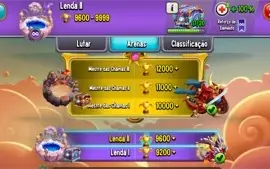 Conta Dragon city lvl 77