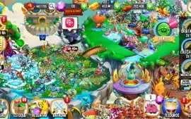 Conta Dragon city lvl 77