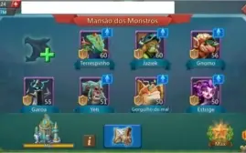 Conta Lords Mobile 400m, T4 liberado!