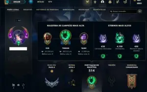Conta prata 2 com 145 Champs e 192 Skins + 3 Ultimates