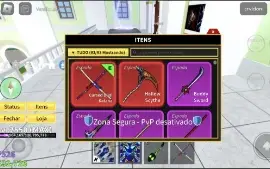 Conta blox fruits, lvl Max, kitsune, gamepass,cdk,ah,sph etc
