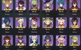 AR52, 11T5 Hutao + Bis, Nahida + Bis, Cyno...