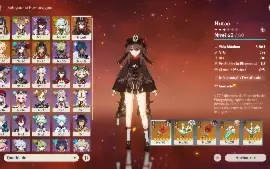 AR52, 11T5 Hutao + Bis, Nahida + Bis, Cyno...