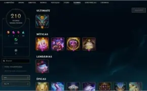 CONTA DIAMANTE COM 108 SKINS / TODOS OS CAMPEÕES