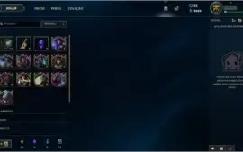CONTA LEAGUE OF LEGENDS | Season 3 Top Skins | Borda Platina
