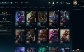 Conta LOL - Todos os Campeões / 144 Skins