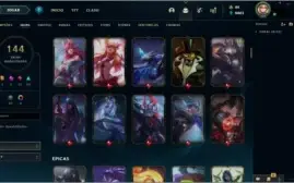 Conta LOL - Todos os Campeões / 144 Skins