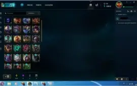 VENDO CONTA DE LOL EM 2018 FOI GOLD 5 SOLO/DUO E GOLD 5 FLEX