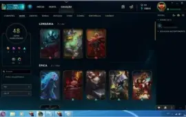 VENDO CONTA DE LOL EM 2018 FOI GOLD 5 SOLO/DUO E GOLD 5 FLEX