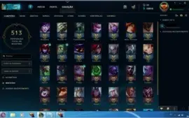 VENDO CONTA DE LOL EM 2018 FOI GOLD 5 SOLO/DUO E GOLD 5 FLEX