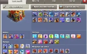 Clash of clans CV16 Full 22K de Gemas equipamentos full