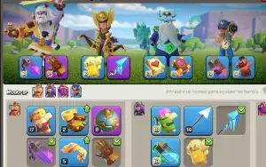 Clash of clans CV16 Full 22K de Gemas equipamentos full