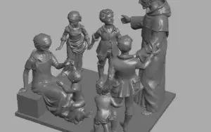 STL Para Impressão 3D - Santo Antonio