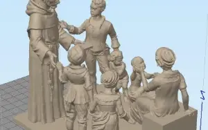 STL Para Impressão 3D - Santo Antonio
