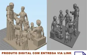STL Para Impressão 3D - Santo Antonio