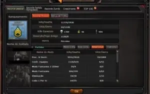 CONTA 2º Sargento (nível 2) CROSSFIRE / 2 VIP'S + 7MNs KD+