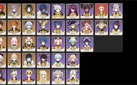 CONTA GENSHIN AR58 - 6 ARMAS 5⭐ DILUC C/ TUMULO + 12 LEND