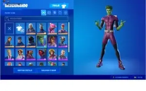 Conta de Fortnite com farm de V-Bucks