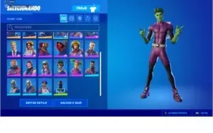 Conta de Fortnite com farm de V-Bucks
