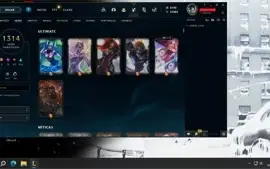 Conta com skins (incluindo pax jax)