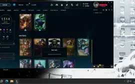 Conta com skins (incluindo pax jax)