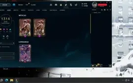 Conta com skins (incluindo pax jax)