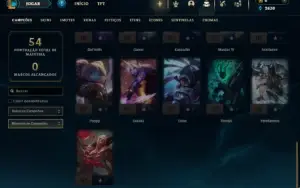 Unranked com 31 Champs e 2 Skins + 3 Fragmentos