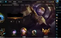 conta lol ouro 5 barato +skin graves vitorioso