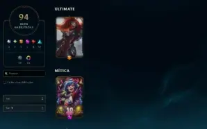 LoL Lv 400 | Platina IV (Ex-Esmeralda) |94 Skins|yasuo-yone