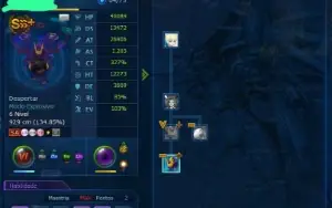 Conta Dmo LADMO Omega com 6 SSS+ e 2 SSS com Lv140 de Tamer!